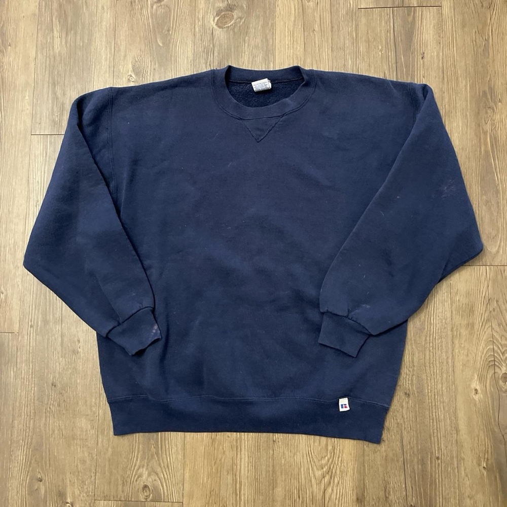 Russel blue vintage crew neck